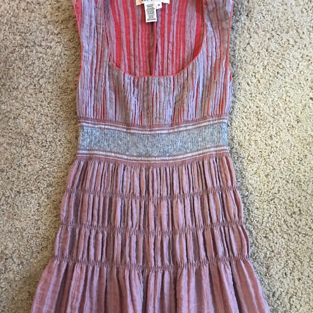 Max Studio ruched dress lavender, coral, gray